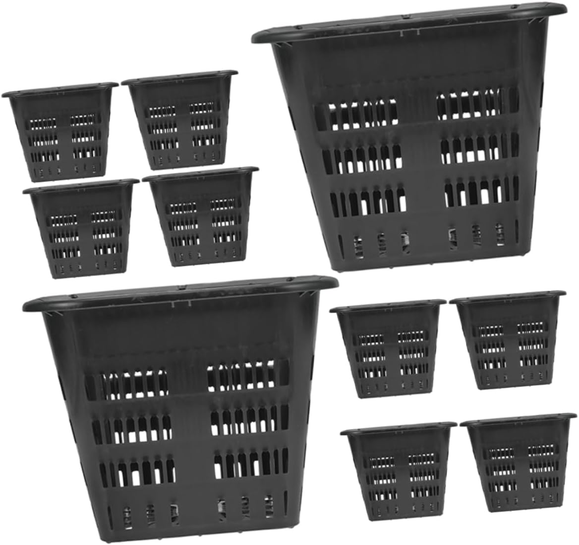 PAMINGONO 10Pcs Hydroponic Grow Supplies Net Pots for Plant Propagation Garden Pots Planting Baskets