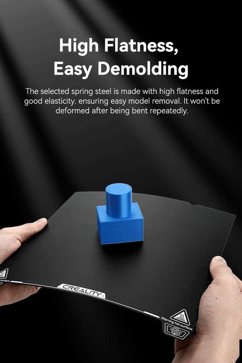 Creality K1 Max Epoxy Resin Build Plate Kit (315 * 310Mm), Magnetic Flexible Steel Plate, 3D Printer Platform for Ender-3 V3 Plus/Cr-10 Smart/Pro/Ender-3 Max/Max Neo/10S PRO/PRO V2/10 V2/V3/CR-X image number 5