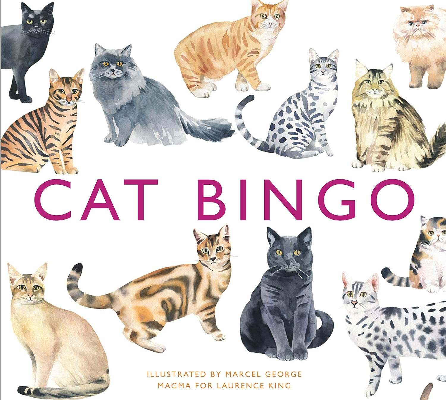 Laurence King Cat Bingo Game: 64 Breeds, Ages 6+ image number 5