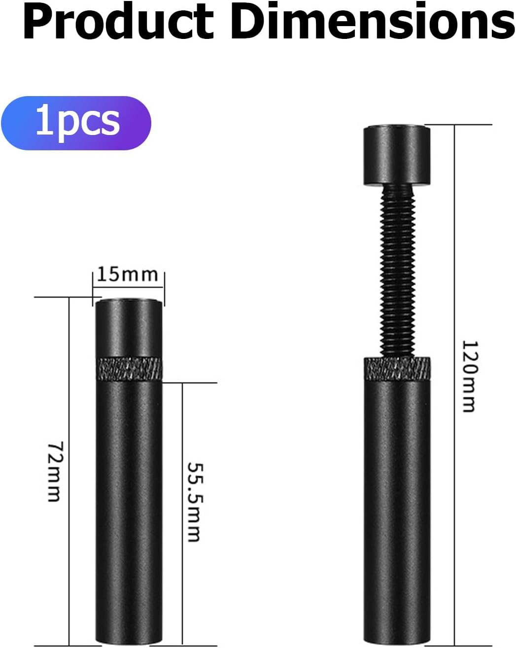Graphics Card GPU Brace Support, Height Adjustable GPU Sag Bracket - Universal Video Card anti Sag Holder Bracket, Support Bracket for Computer Components (Black, L, 74-120Mm) image number 4