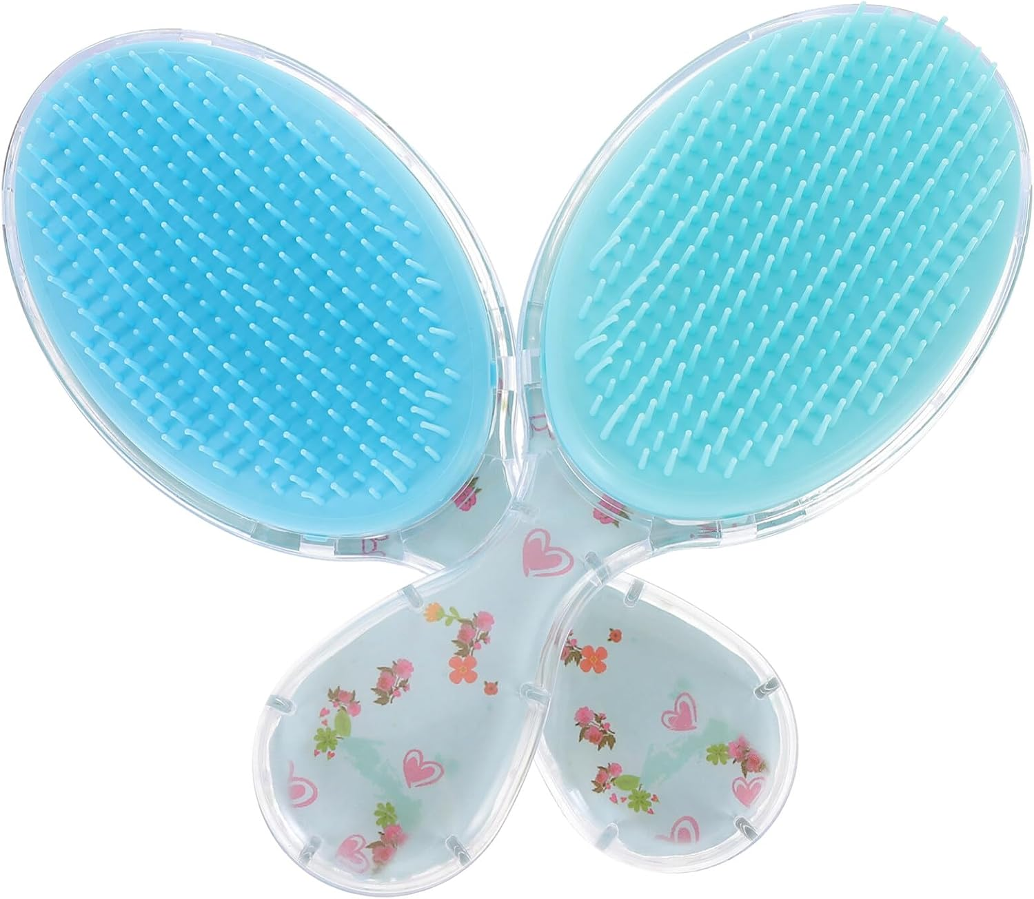 FOMIYES 2Pcs Portable Hair Brush for Little Girls Cute Detangling Hair Brush for Travel Lightweight Easy to Use for Home Go Smooth Gentle Scalp