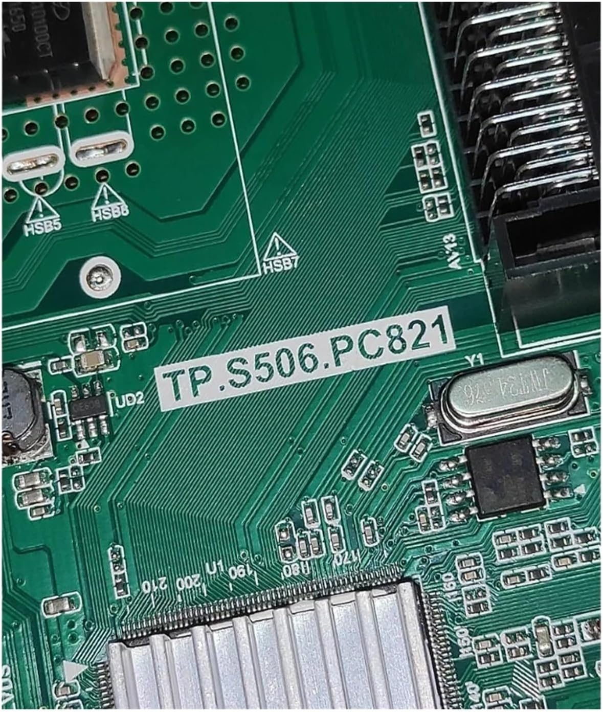 TP.S506.PC821 Three in One TV Motherboard 1920X1080 110V-130V 600Ma 108W2 48.5Tv(Blue Transformer) - Blue Transformer image number 4