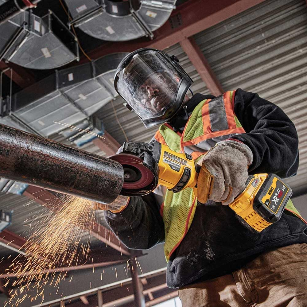 Dewalt DCG418N-XJ 54V Flexvolt XR Li-Ion Cordless Brushless 125Mm (5") Angle Grinder - Skin Only image number 6