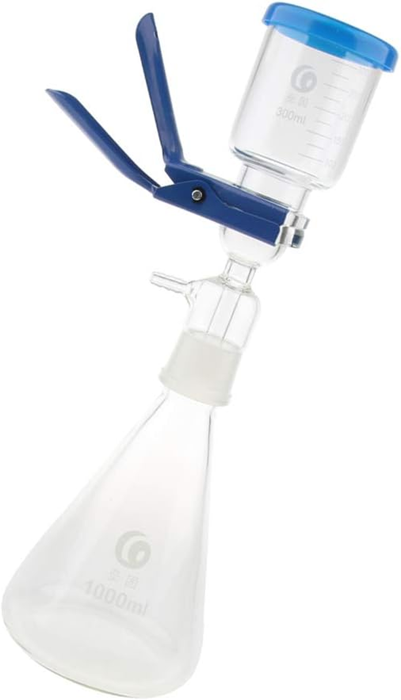 New 1000Ml Filtration Apparatus Lab Filtering Unit with Funnel and Clamp image number 6