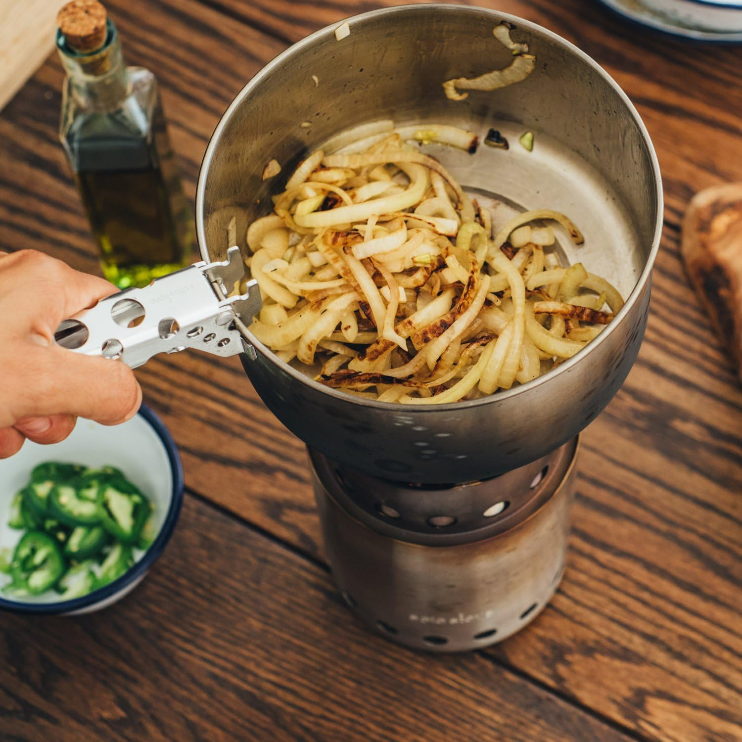 Solo Stove Pot Set: Stainless Steel Portable Stove Cookware Camping Stove Companion Pot Set Campfire. Great for Backpacking, Camping, Survival Kit image number 2