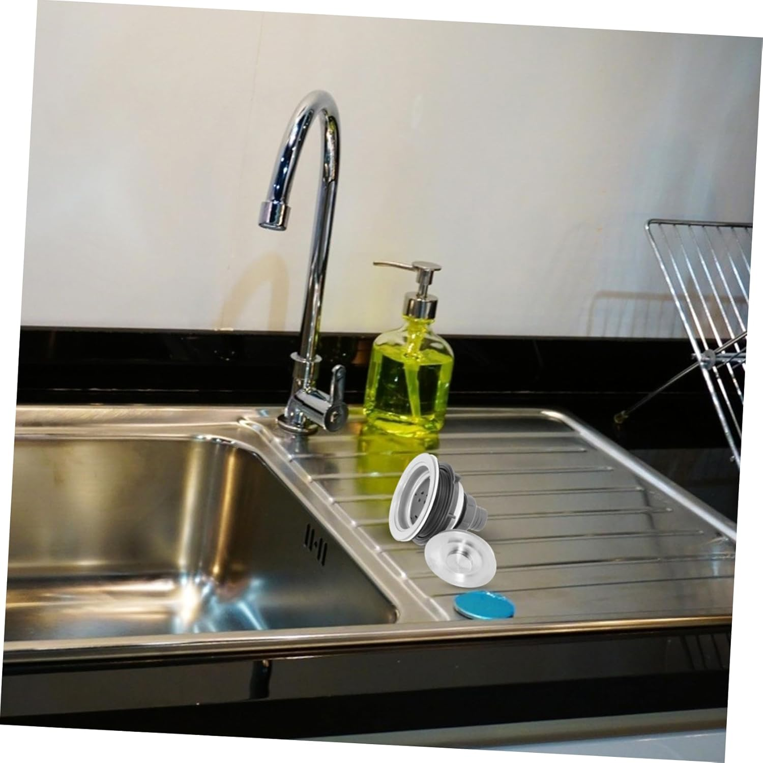 FRCOLOR Drain Strainer for Shampoo Bed Hair Catcher Sink Strainer Hair Salon Accessory image number 4