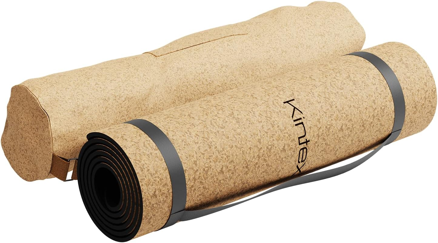 Kintex Cork Yoga Bag with Carrying Strap 70Cm Yoga Mat Carry Bag Yoga Accessories Sports Bag with Zipper Pilates Gymnastics Lightweight and Durable image number 2