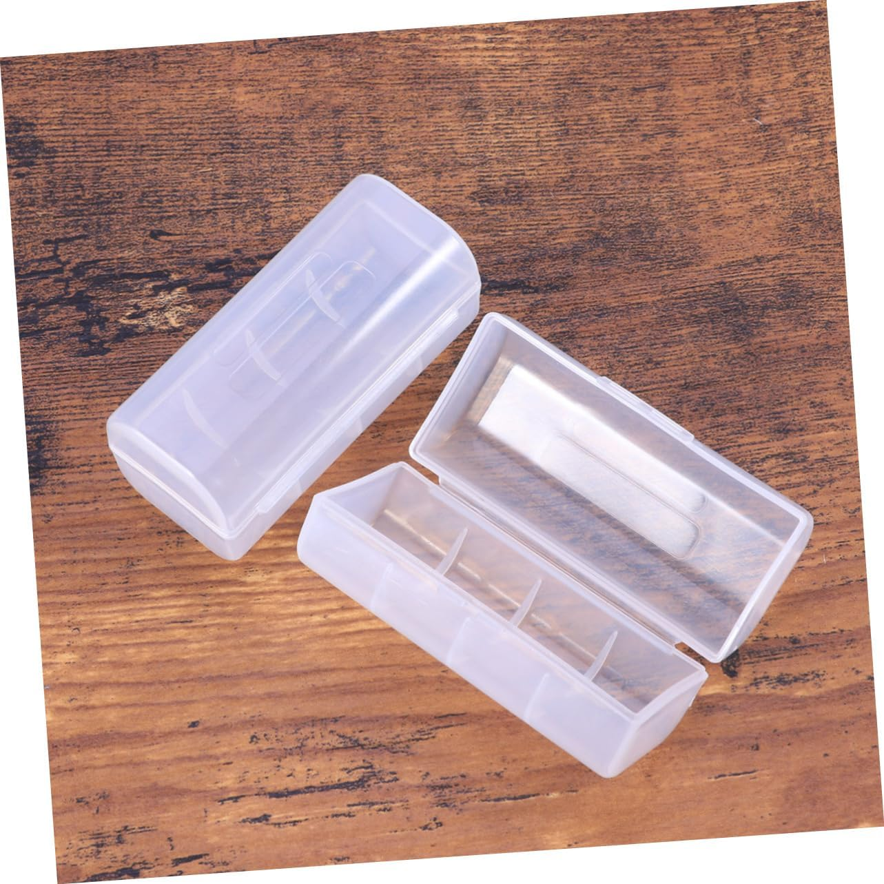 Jojofuny Practical 26650 Battery Storage Hard Case Battery Box for 2X 26650 Batteries Rolled Battery Prevention Eco-Conscious image number 5