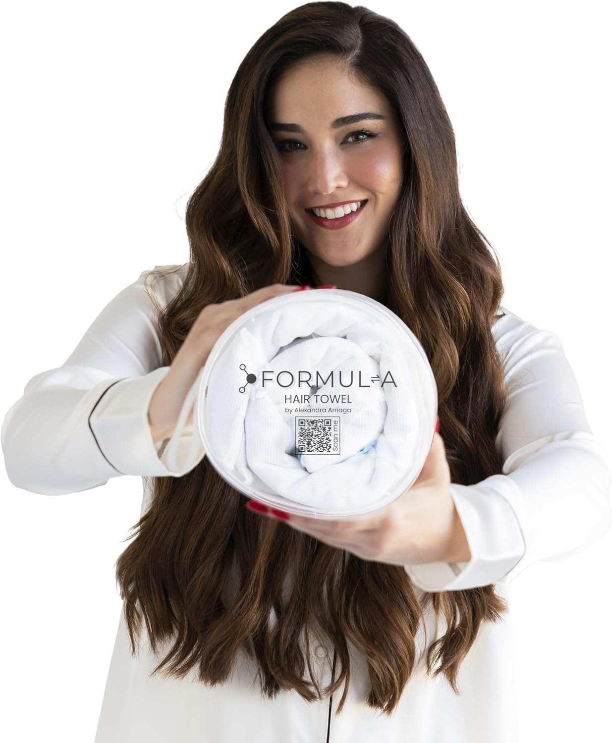 FORMUL-A - Microfiber Hair Towel Wrap for Women - anti Frizz, Fast Drying, Super Absorbent - Plopping Wrap Turban for Wet Hair - Hair Care Product image number 5