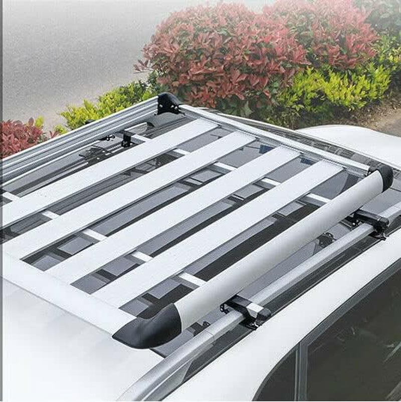 140 * 100 Silver Single Car Roof Rack Aluminium Alloy Suv4X4 Cargo Luggage Carrier Cross Bar image number 2