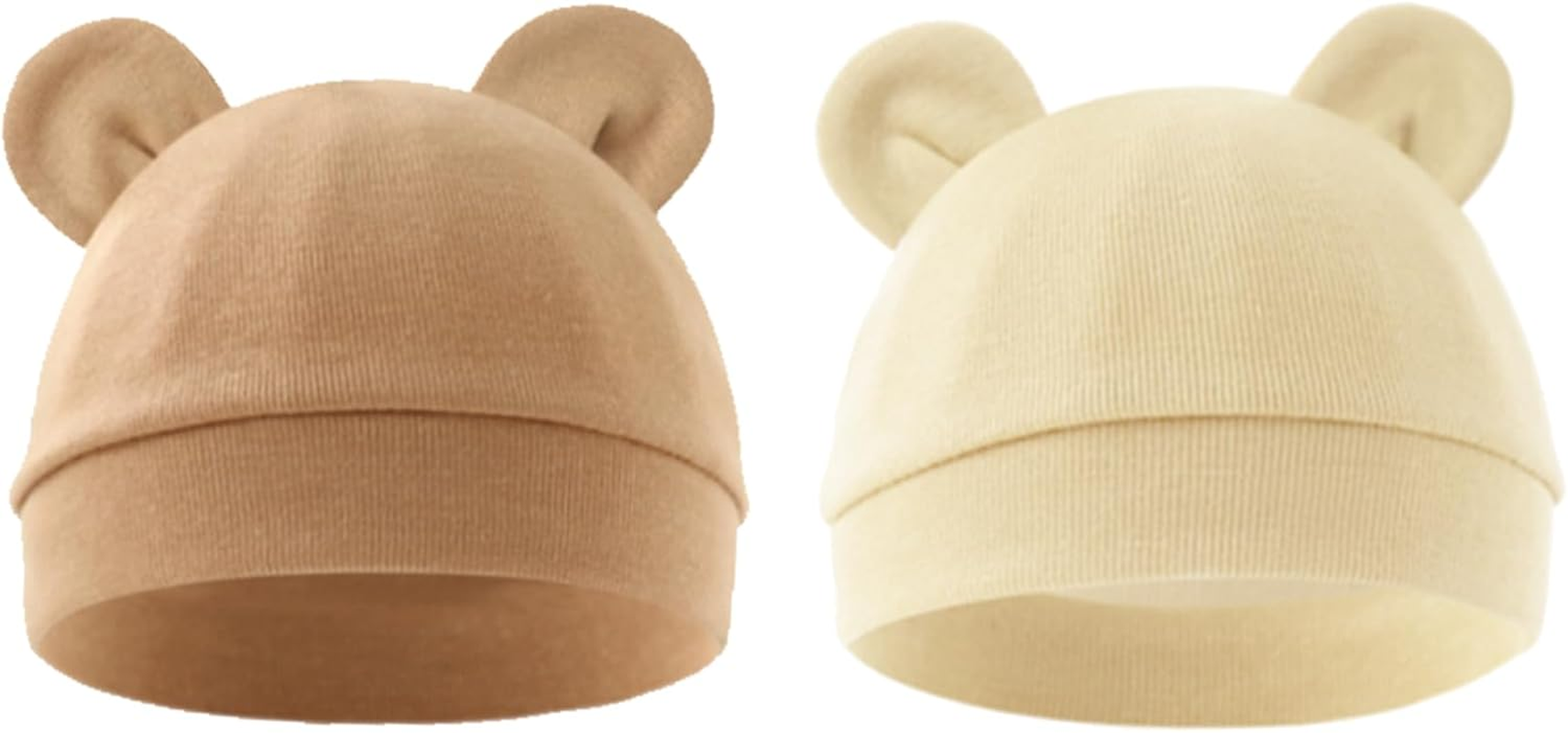 Jastore Newborn Baby Hat Bear Ears Infant Caps Baby Boy Girl Toddler Hats Infant Beanie Caps for 0-3 Months