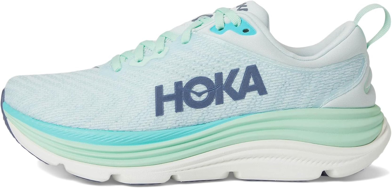 HOKA Women'S W Gaviota 5 Gymnastics Shoe, Airy Blue Sunlit Ocean, 43 1/3 EU, Airy Blue Sunlit Ocean, 43 1/3 EU image number 5