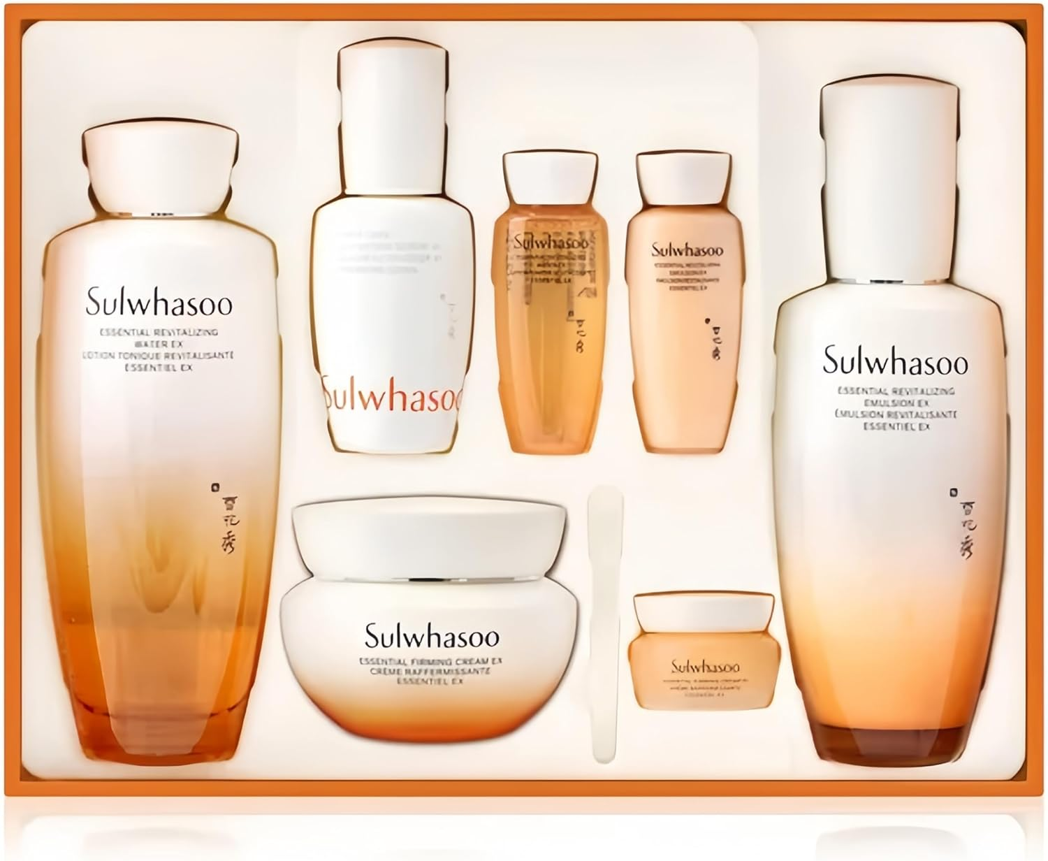 Sulwhasoo Essential Firming Care Ritual Set, 7 Pieces, with Balancing Water, Emulsion, Firming Cream