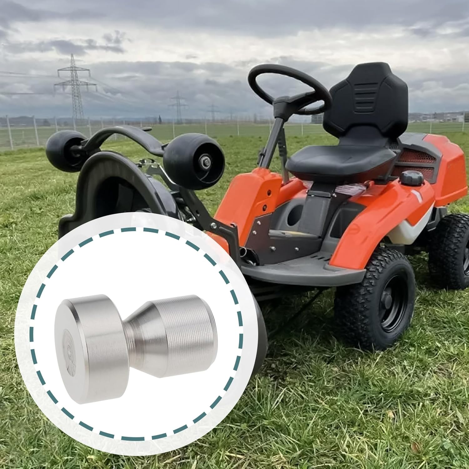 Emsea 2Pcs 6/8Mm Blade Shear Pin 506 96 62-01 Compatible with Husqvarna Proflex Rider image number 3