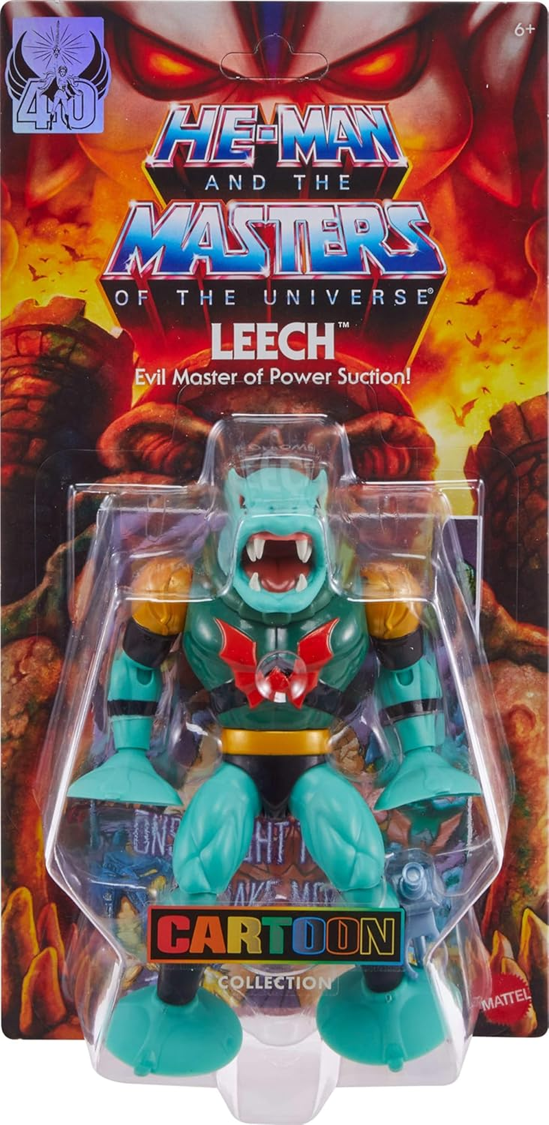 Masters of the Universe Origins Action Figure Leech Cartoon Collection, 5.5-Inch 1980S TV Horde Life-Sucker, Detailed Design & Accessory image number 3