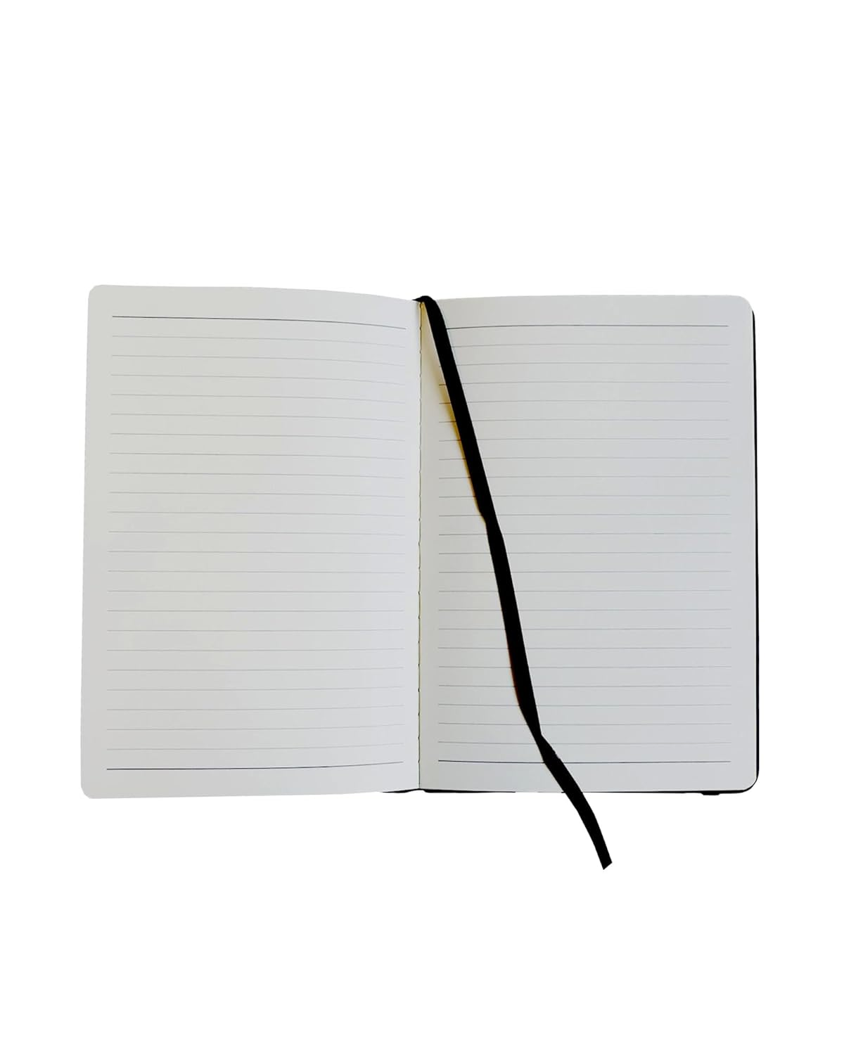 TRADIE Notebook, Black Hardcover, 160 Lined Pages, 22Cm X 15Cm, Integrated Ribbon image number 2