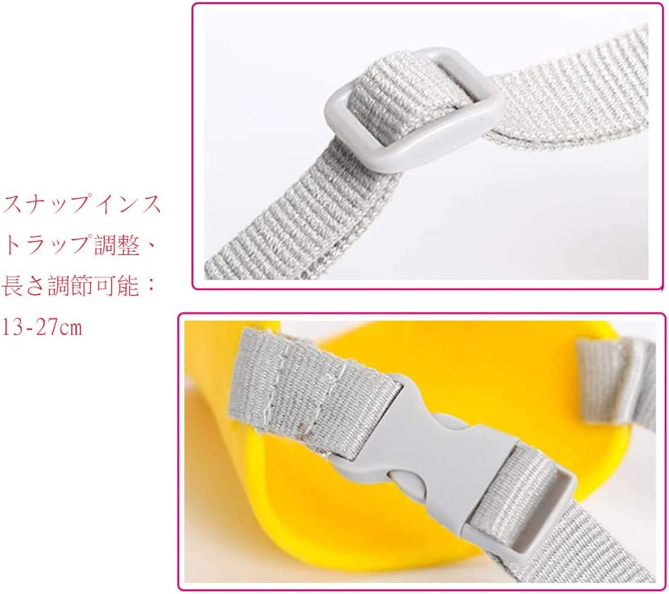 Dog Muzzle anti Bite Duck Mouth Shape Puppy Mouth Covers Anti-Called Muzzle Pet Mouth Set Bite-Proof Silicone Materia