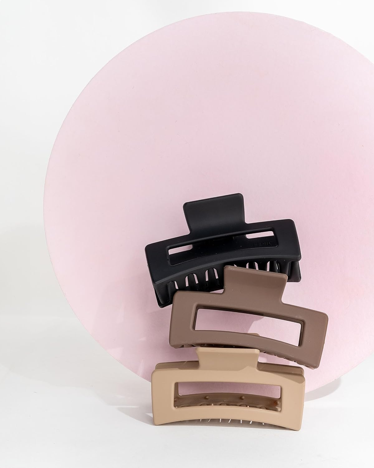 Brushworks Classic Claw Clips - 3 Pack image number 2