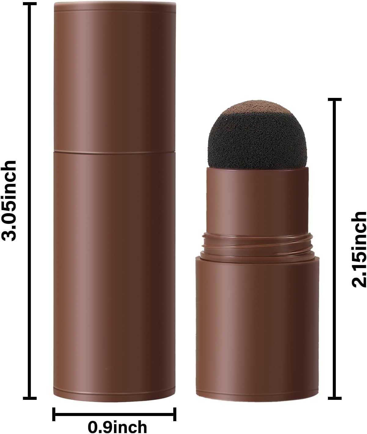 Boobeen Root Touch up Powder Stick, Hair Powder Root Concealer for Gray Hair, Hairline Powder Root Cover up for Thinning Hair