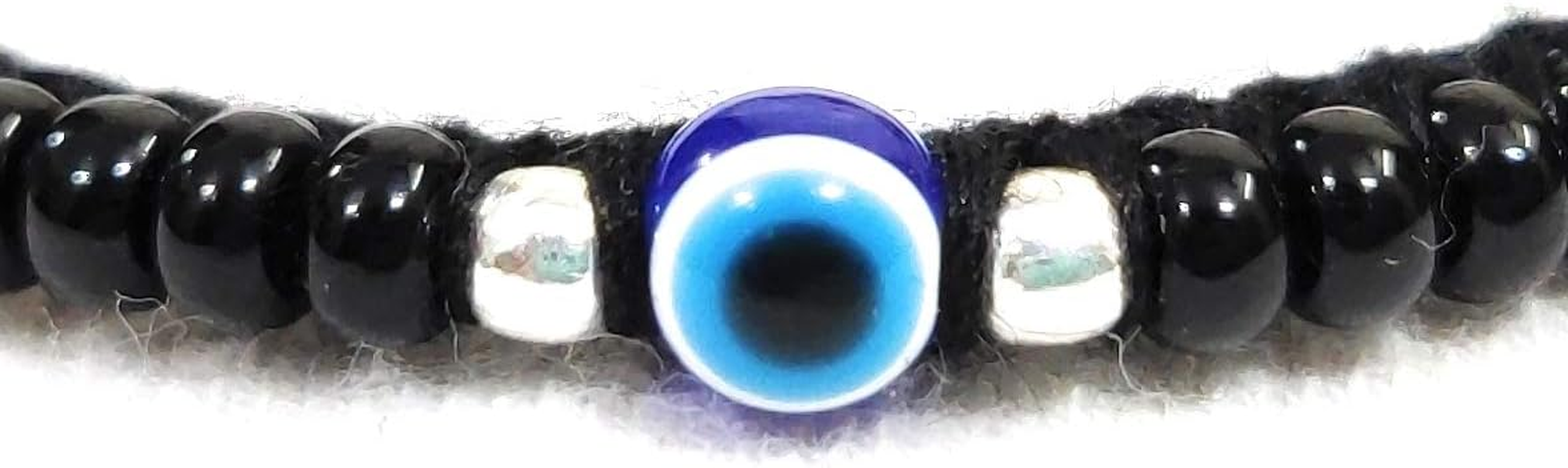 Samyuktha Evil Eye Baby Nazariya (1Pair) Adjustable Cord Bracelet for Newborn Baby to 4-Year Toddlers for Girl, Boy (Baby Bracelet, Anklet)(Not for Adult), Free Size, Resin, No Gemstone image number 4