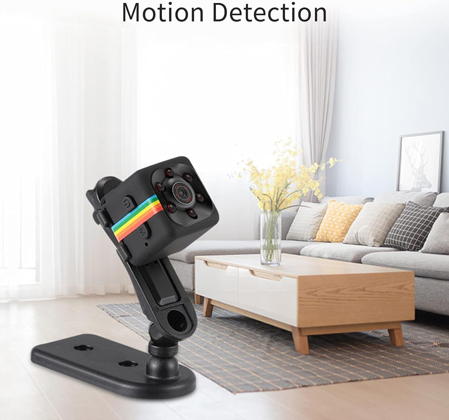 Mini SQ11 1080P HD Sports DV Camera Portable with Motion Detection Wide Angle for Home and Office Supported 32Gb(Max.) TF Card image number 2