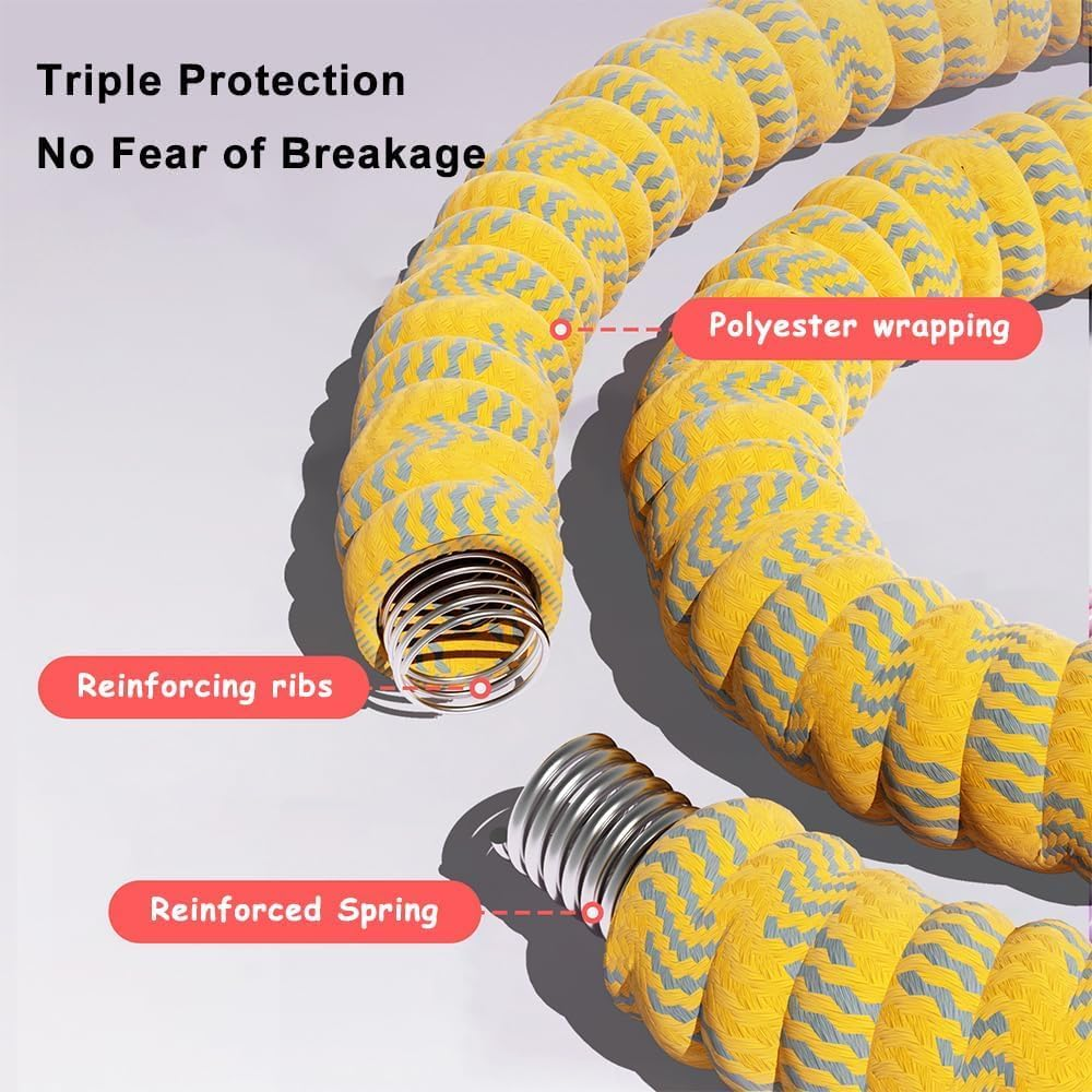 Hula Hoop,Hula Hoops for Adults Weight Loss.Hula Hoops for Adults, Weighted Hula Hoops for Women .Spring Weighted Design Burns Fat, Shapes Waist, Back-Friendly Workout with Safety Rope image number 2