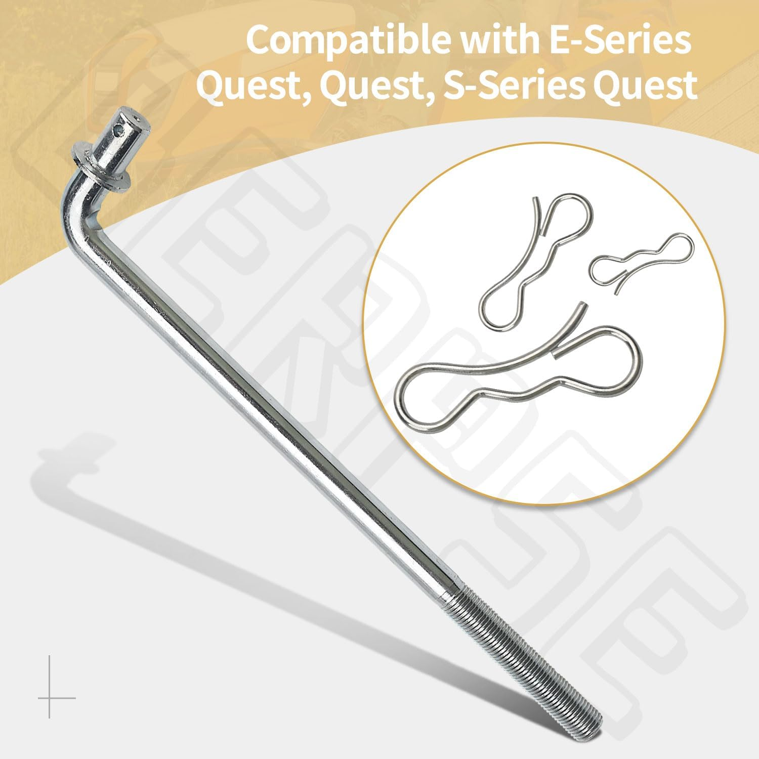 131-3945 Deck Mount Rod Compatible with Toro E S Series, Fits Models 725057036 725058016 725058036 74385 74386 74387, Replace 104-8047 image number 4