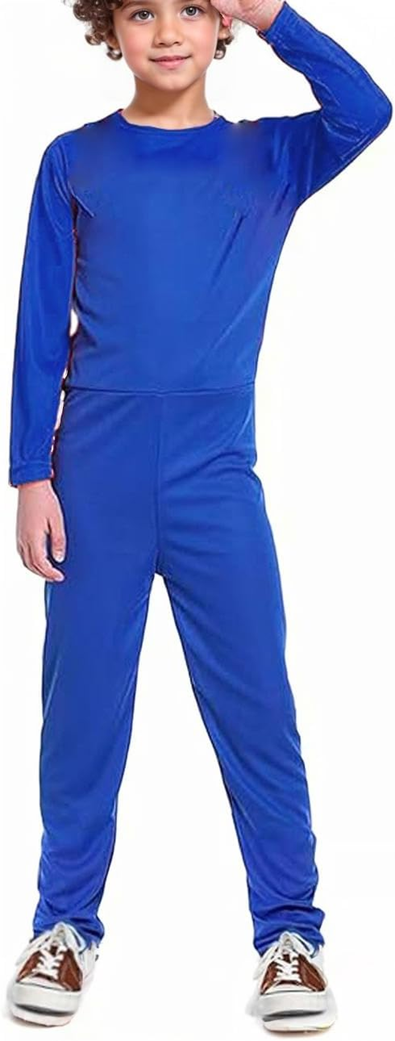 Merroyal Unisex Blue Cat Costume, Book Day Dress Up, Cute Blue Animal Halloween Outfit image number 2