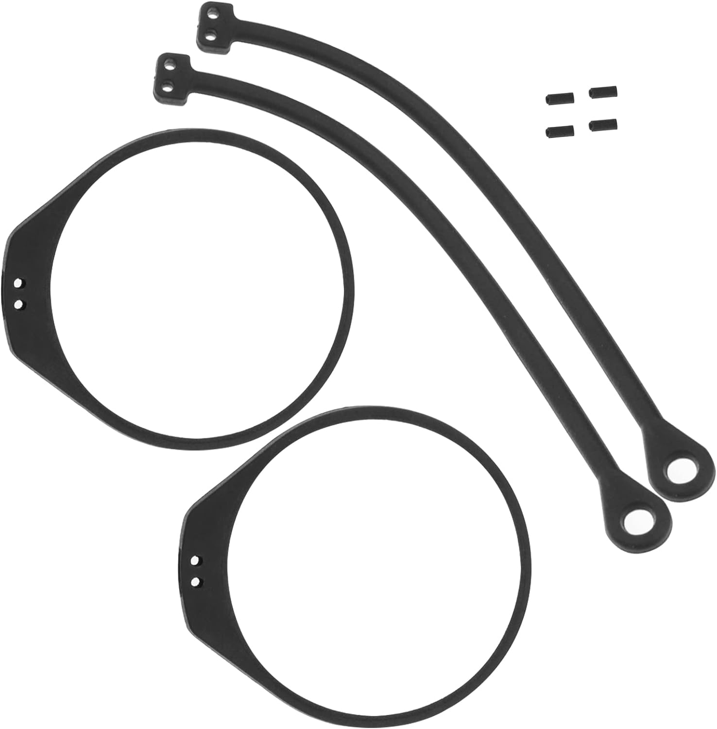 Ecsing 2X Fuel Tank Cap Rope Replacement 1H0201553B 1J0201550A Compatible with Audi A1/A2/A3/A4/A6/A8 Compatible with Jetta Oil Fuel Cap Line Plastic image number 4