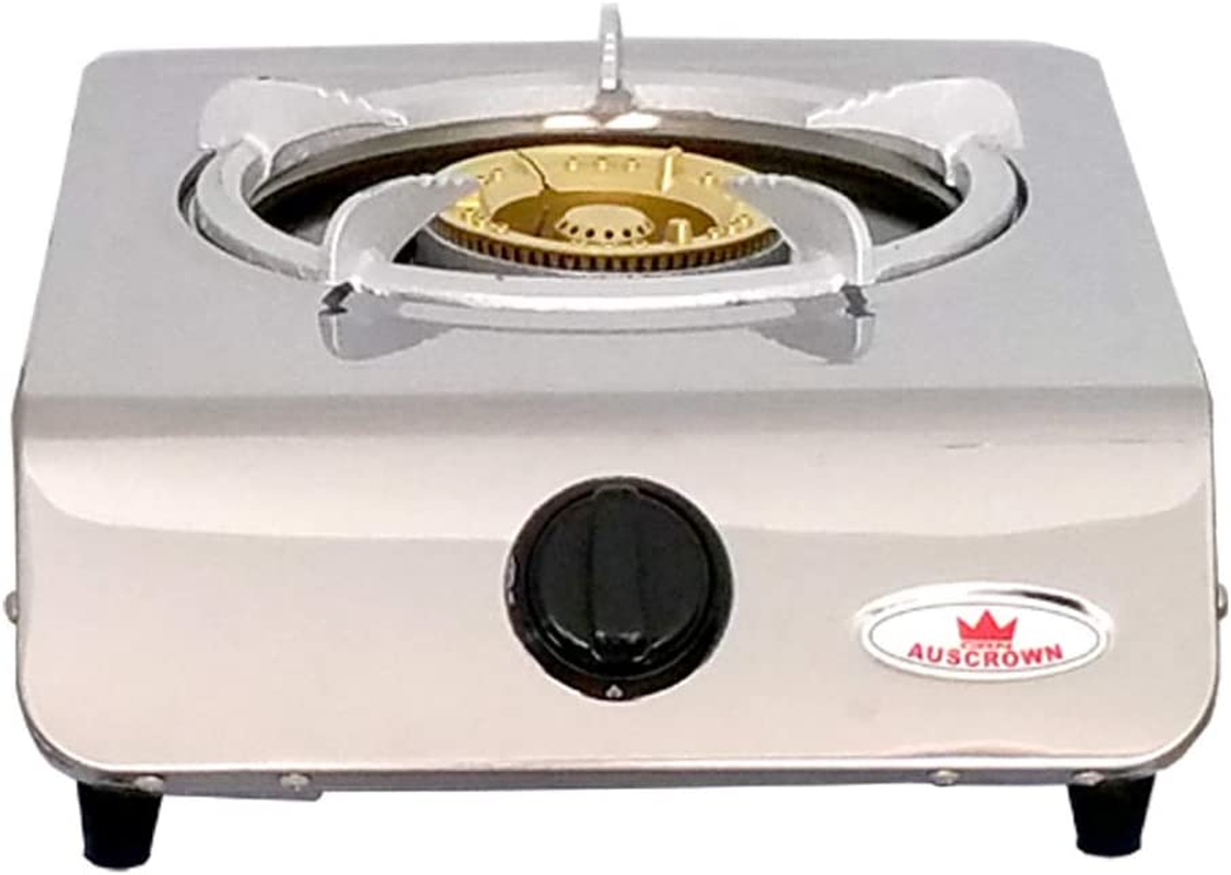 Auscrown Single Wok Burner Cooker LP Gas with Flame Failure Device, Silver, CK801PG-S image number 5