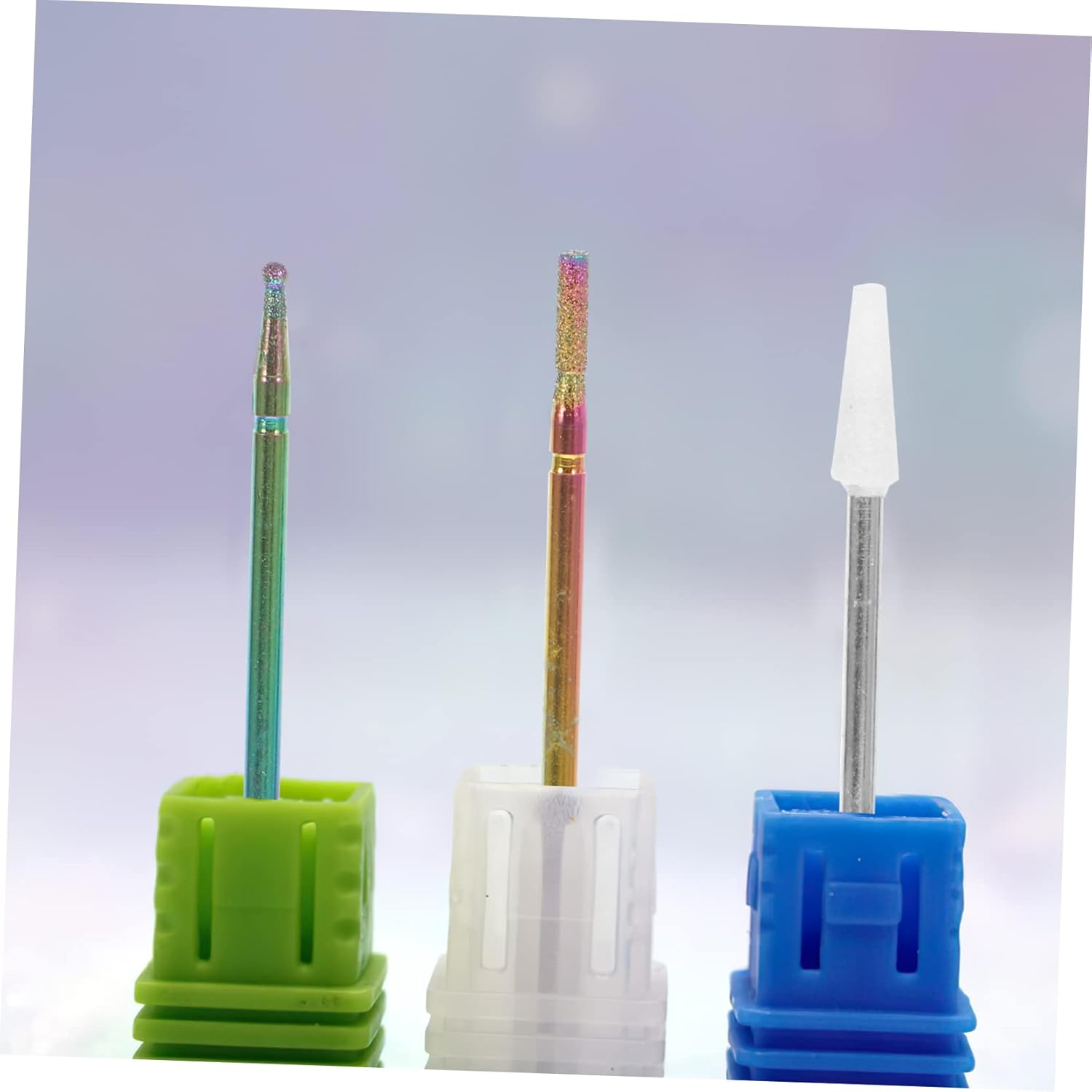 GANAZONO 10Pcs Nail Drill Bits Manicure Nail Drill Bits Professional for Polish Removal image number 4