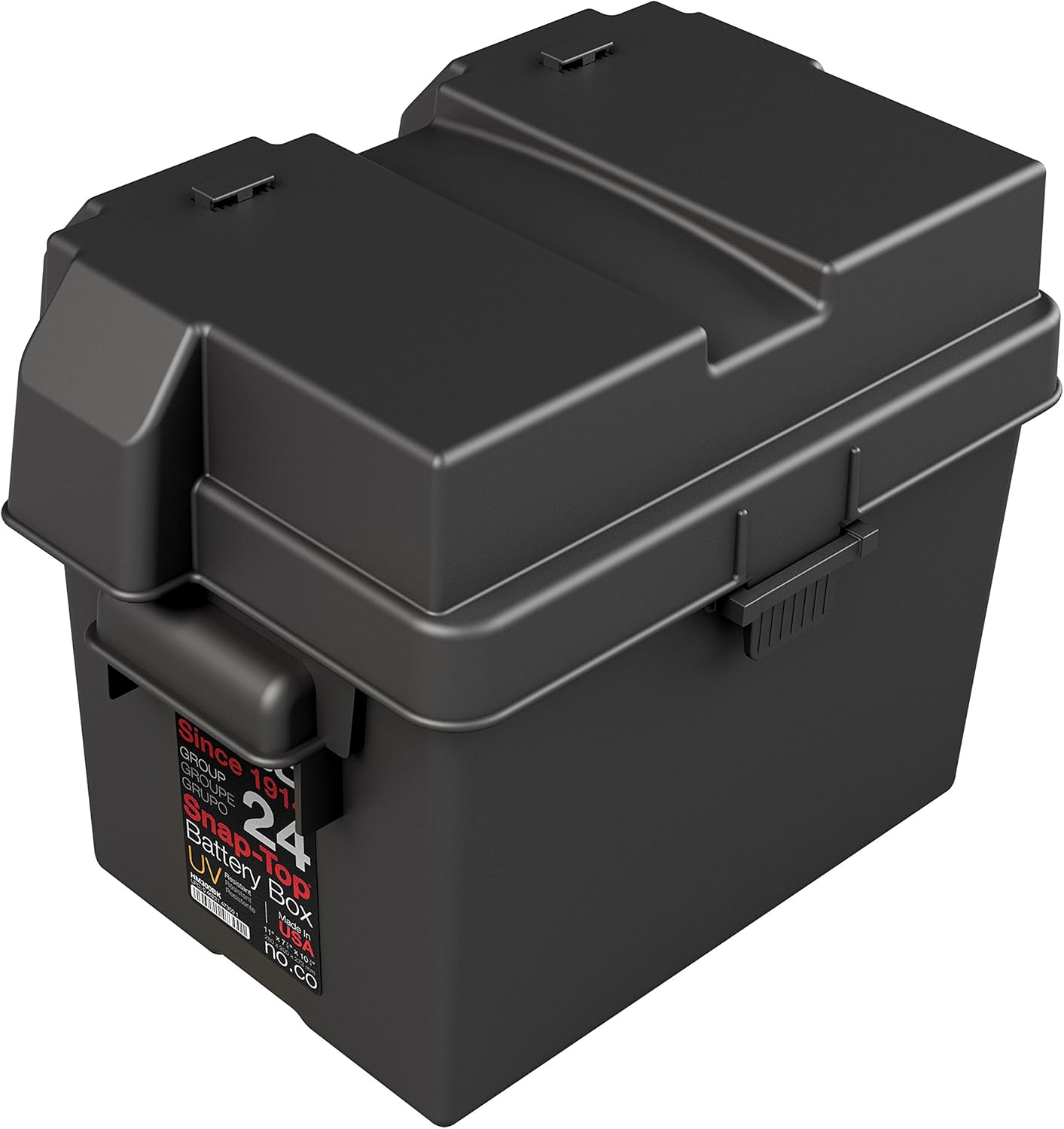 NOCO HM300BKS Group 24 Snap-Top Battery Box for Automotive, Marine, and RV Batteries