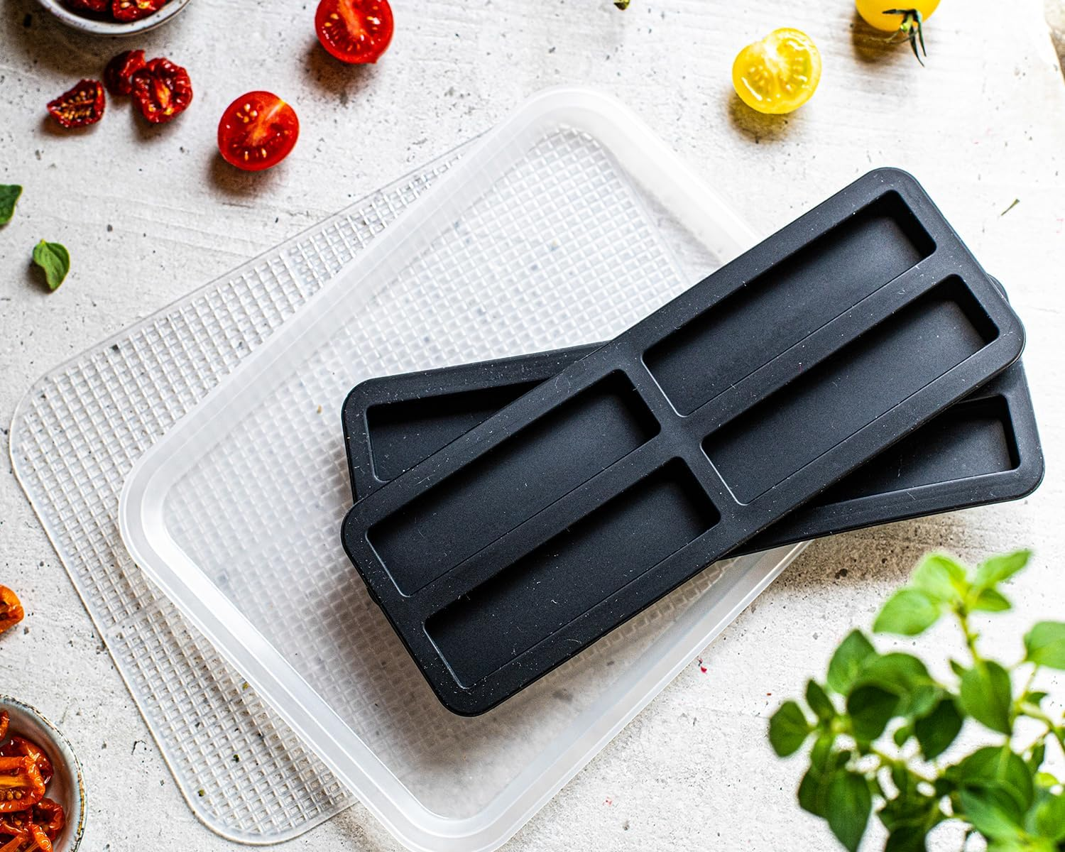 ROMMELSBACHER DA 450 Dehydrator 0.2 M&sup2; with 5 Stainless Steel Dehydrator Trays, 1 Drying Rack, 1 Drying Mat, 2 Cereal Moulds, LCD Display, 99 Hour Timer, Temperature Adjustable (35 &deg;C - 80 &deg;C) image number 4