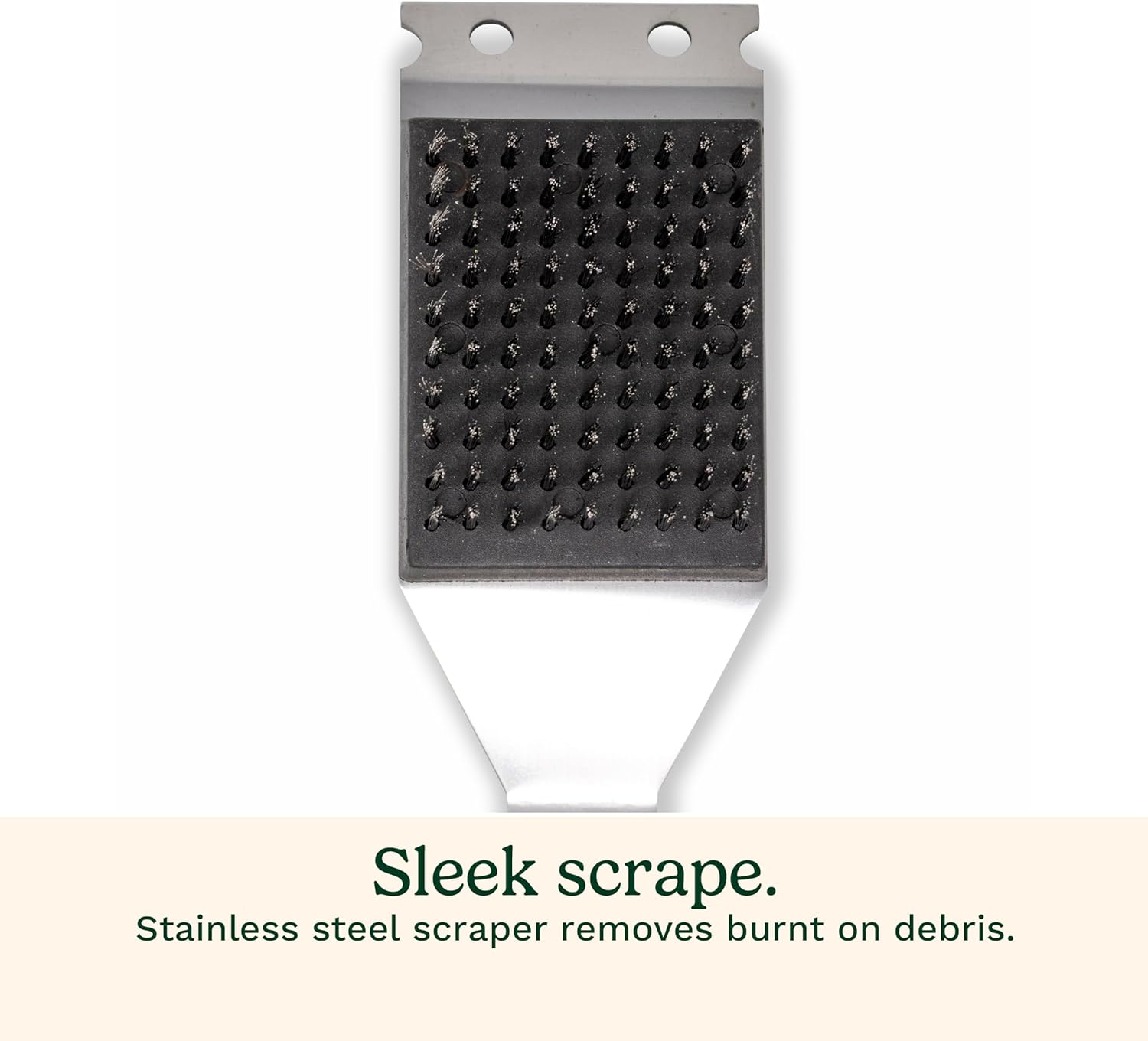 Cuisinart CCB-5014 BBQ Grill Cleaning Brush and Scraper, 16.5", Stainless Steel, 16. 5 image number 4