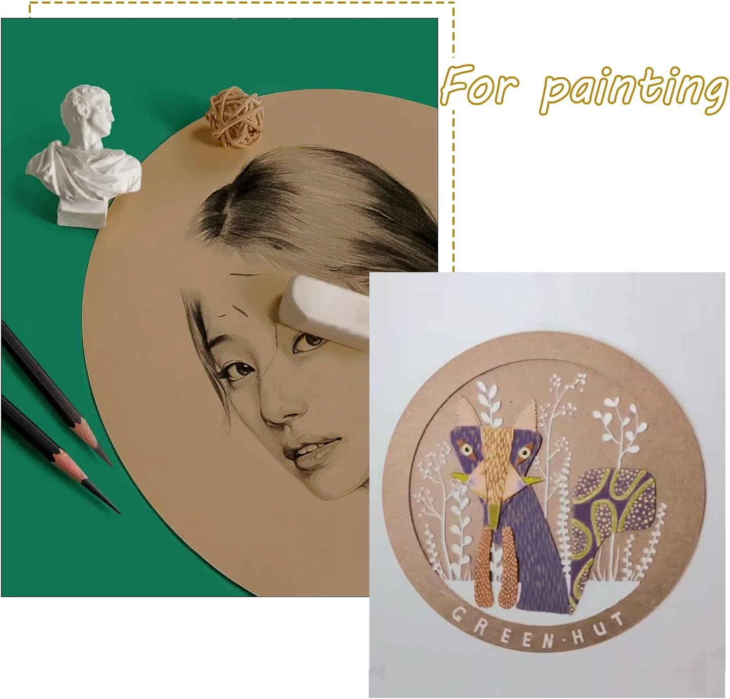 RINGSUN Wrapping Paper Roll, Gift Wrapping Paper, Kraft Paper 80Gsm, Ideal for Packing Present Wrapping Art Craft Postal Shipping (Dark Brown, 38X1000Cm) image number 1