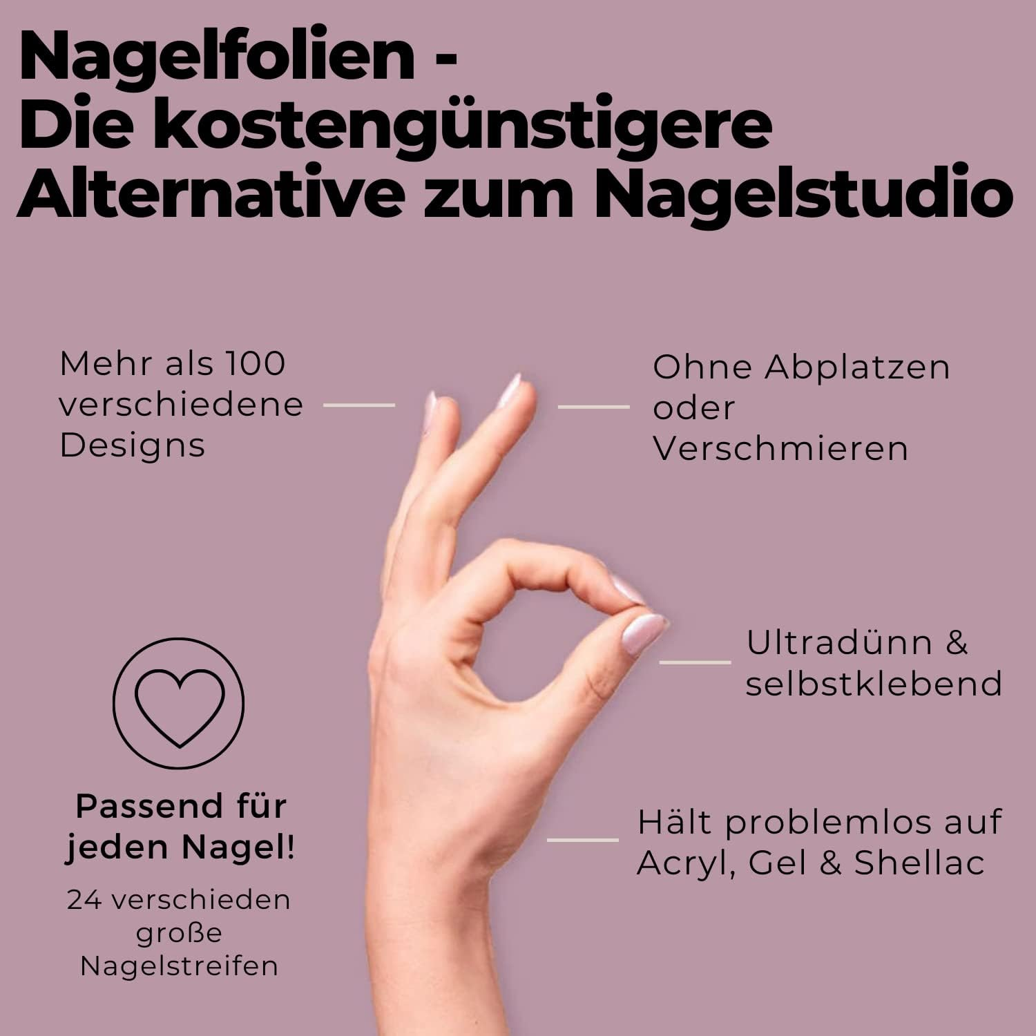 Miss Sophie Foil - Cake Pop - Glitter, Green, Wraps - 24 Ultra Thin Self-Adhesive Long-Lasting Nail Foils