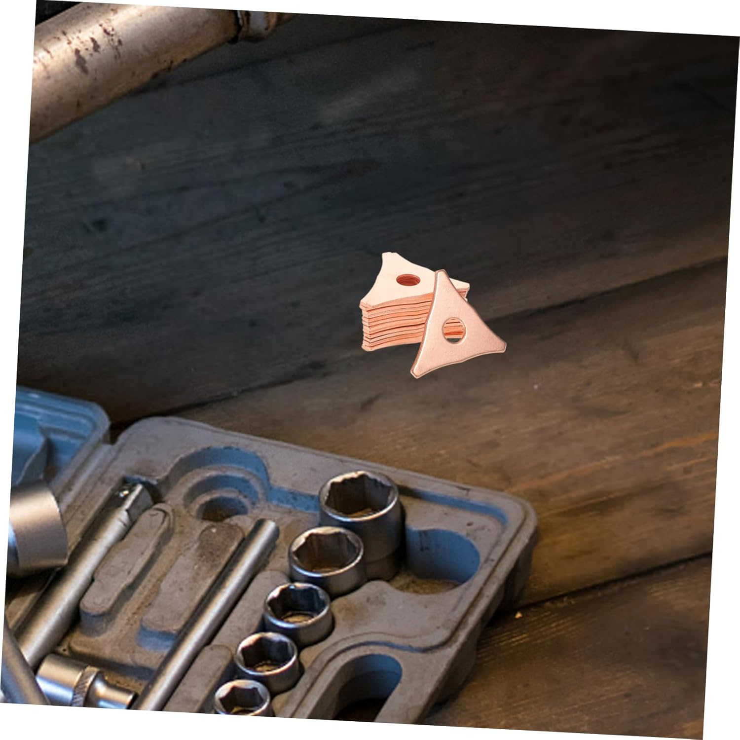 100Pcs Dent Pulling Washer for Car Spot Welder, Iron Repair Washer for Automotive Sheet Metal Repairs, Precise Shaping Alignment Tool image number 2