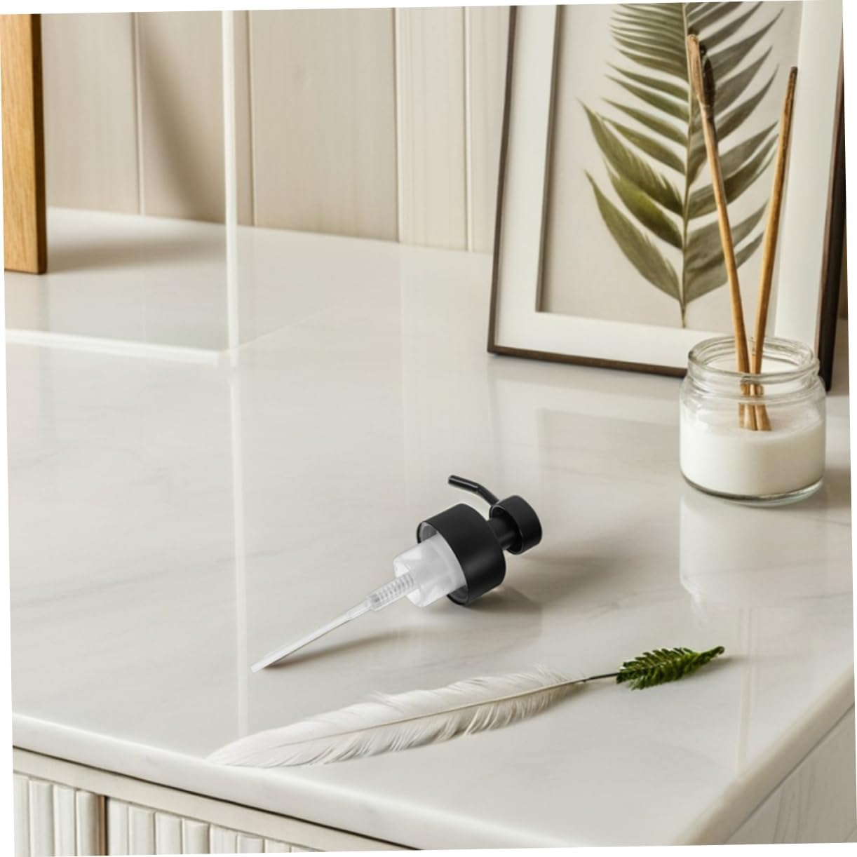 RORPOIR 2Pcs Stainless Soap Pump Replacement for Dispenser Foam Soap Dispenser Pump for Shampoo Lotion image number 5