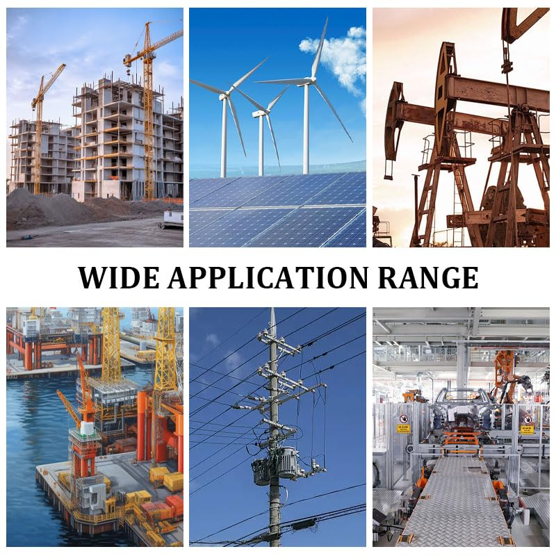 20Pcs Hex Nut Black High-Carbon Steel, M3.5/M4/M5/M6/M8/M10/M12 Hardware Nuts Replacement Accessories Fasteners