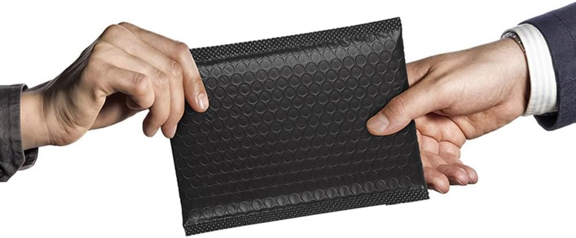 GLEAVI 50Pcs Black Mailers Self Sealing Padded Envelopes 7X4.7 Inches Co-Extrusion Film Shipping Bags for Jewelry, Books, Cosmetics, and Small Business Packaging image number 2