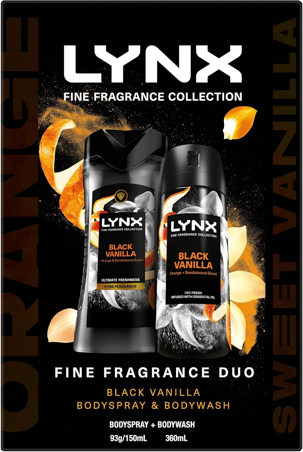 LYNX Giftset Duo Black Vanilla R25 510 ML image number 2