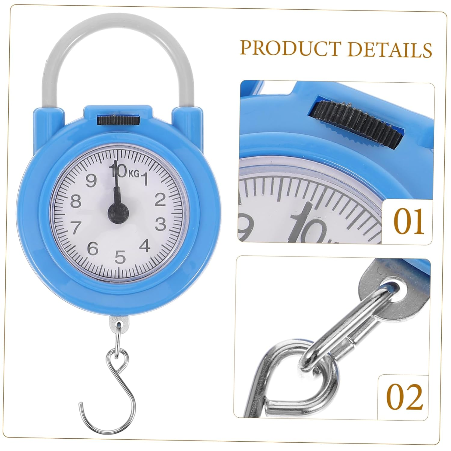 Holibanna Portable Handheld Luggage Scale Accurate Travel Weight Measurement Tool for Suitcases and Fishing Gear Compact Design for Easy Carrying and Use image number 2