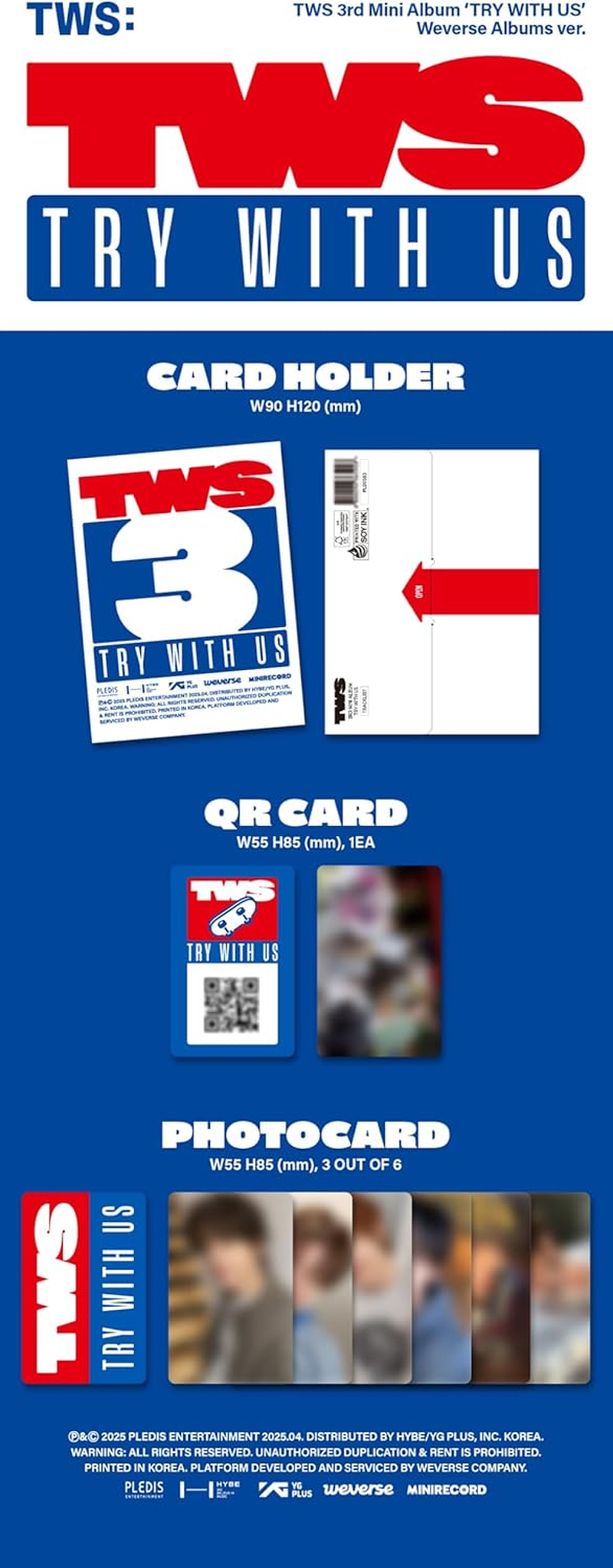 TWS TRY with US 3Rd Mini Album with Tracking Sealed (Weverse Albums Version) image number 5