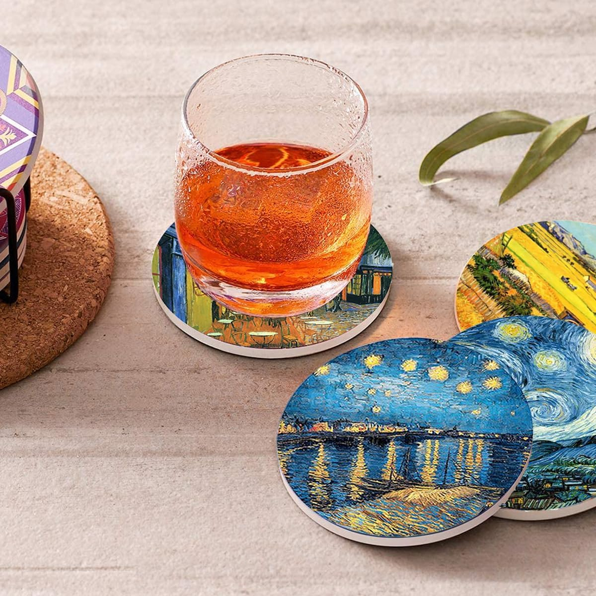 Famous Painting Coaster - Mandala image number 6