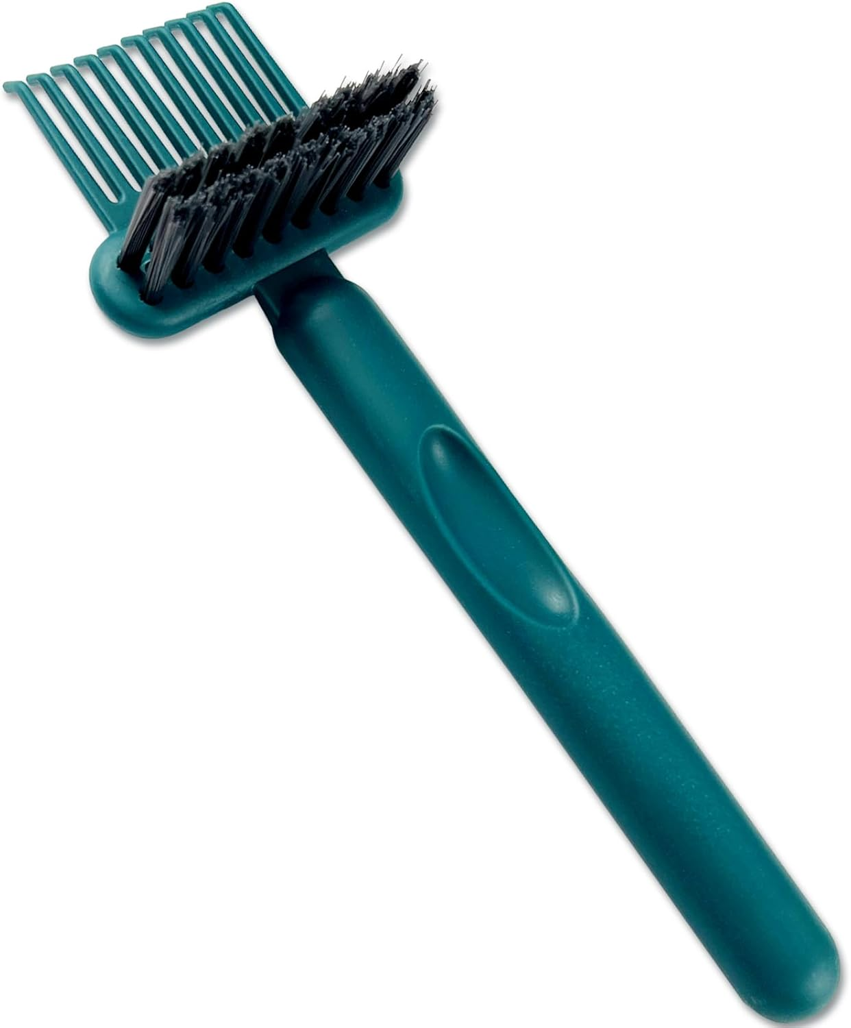 Jaasuee 2-In-1 Hair Brush Cleaning Tool, Green Hairbrush Cleaner and Rake for Removing Hair and Dust, Durable and Ergonomic Design for Home and Salon Use (1 Pack) image number 6