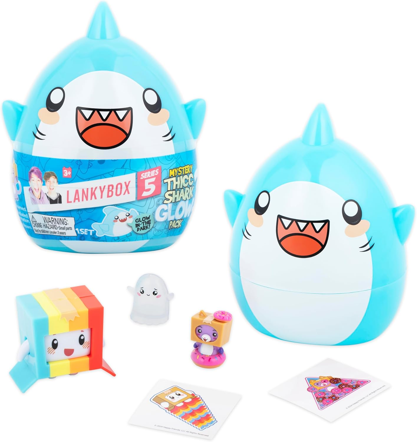 Lankybox Mystery Thicc Shark Glow Pack image number 3