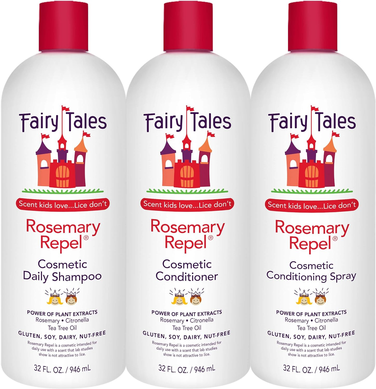 Fairy Tales Repel Shampoo, Rosemary, 12 Fluid Ounce image number 1
