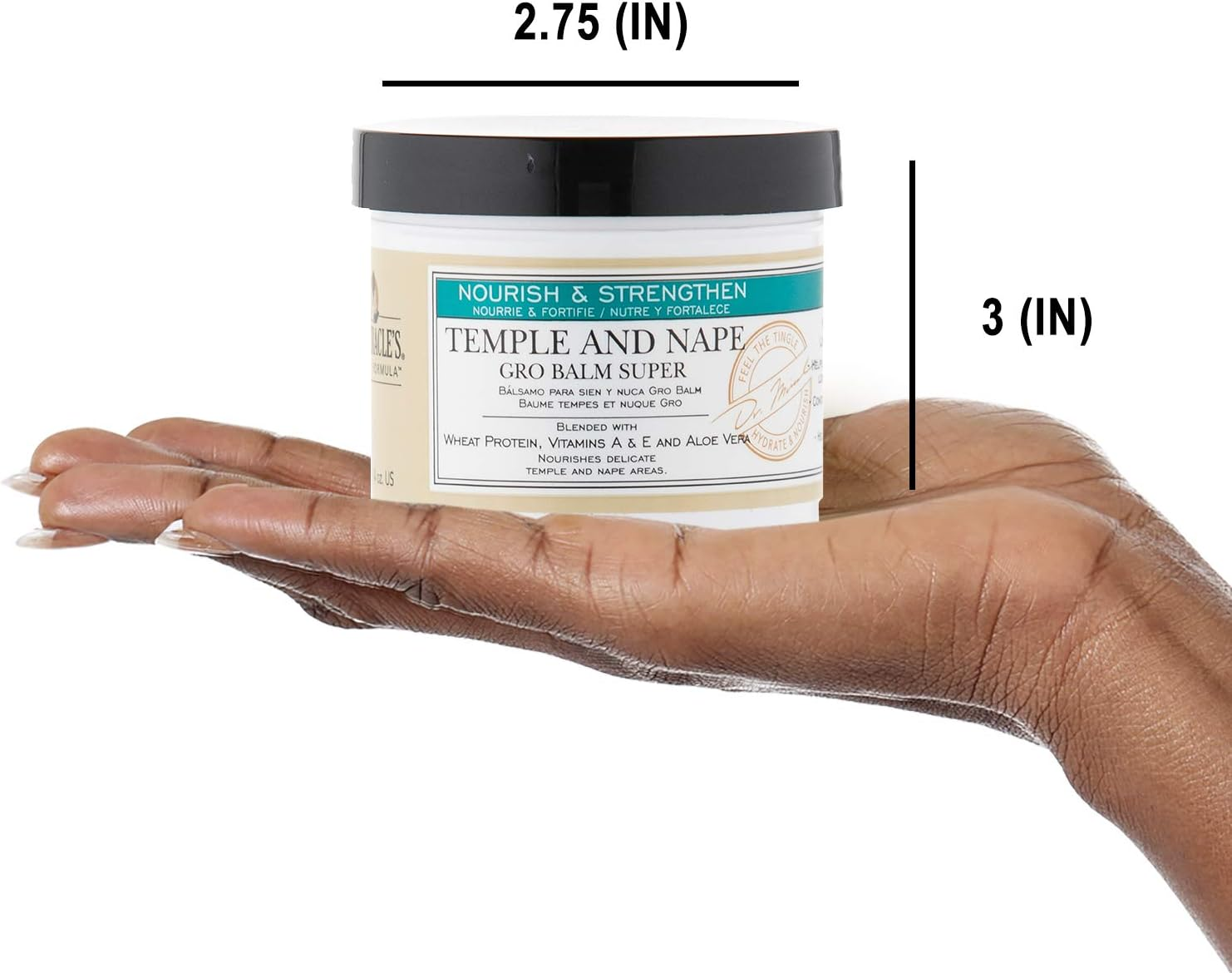 Dr. Miracle'S Feel It Formula Temple and Nape Gro Balm, 4 Ounce image number 6