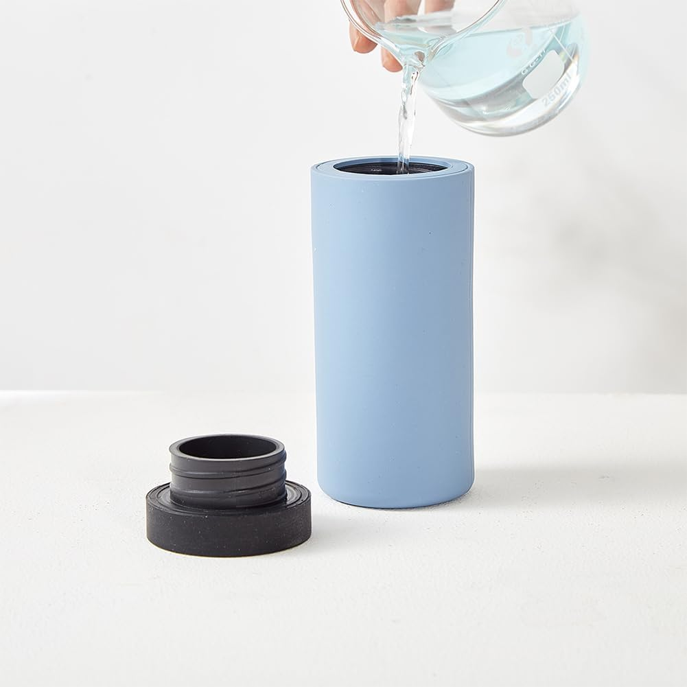 240Ml Kitchen Sink Dish Soap Dispenser Large Capacity Squeezable Refillable Blue image number 6