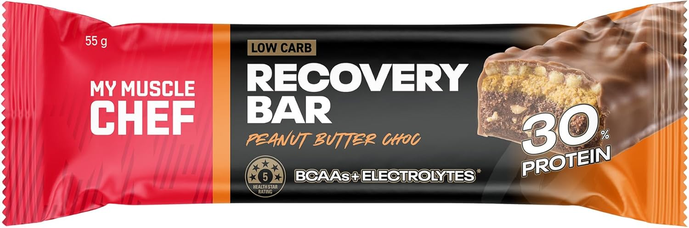 Recovery Bar Peanut Butter Choc Pack of 12 X 55G
